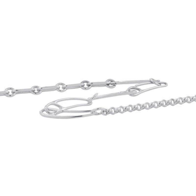 エルメス ネックレス シェーヌダンクル パンク ネックレスLG SV925シルバー HERMES ジュエリー