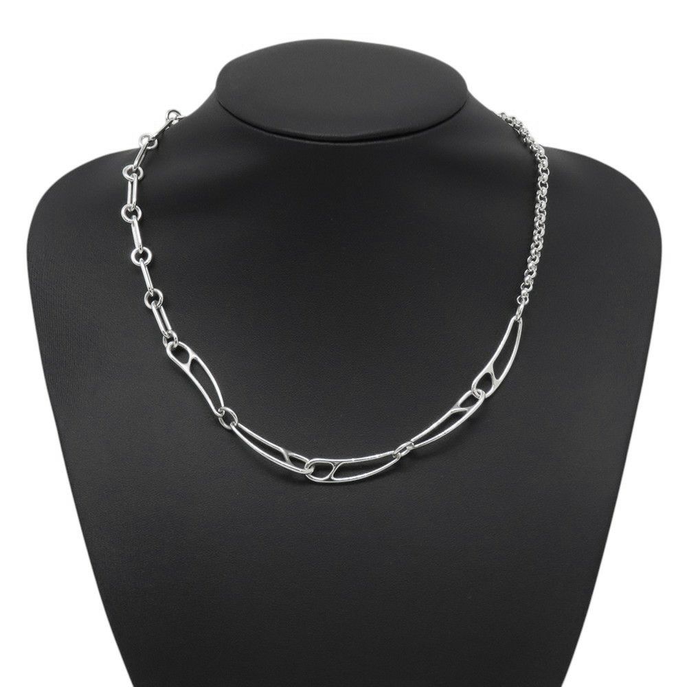 エルメス ネックレス シェーヌダンクル パンク ネックレスLG SV925シルバー HERMES ジュエリー