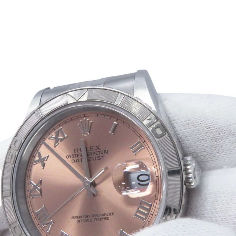 ロレックス デイトジャスト サンダーバード A番 SS/K18WG 16264 ROLEX 腕時計 ピンク文字盤