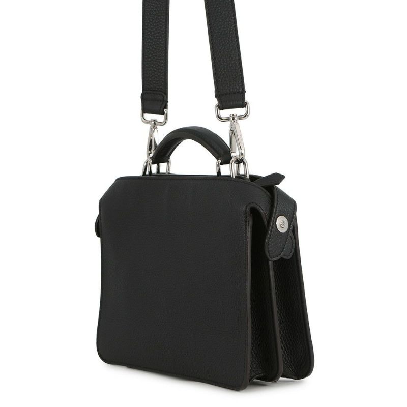 フェンディ ハンドバッグ ピーカブー アイシーユー エックスクロス スモール レザー 7VA530 FENDI 2way 黒