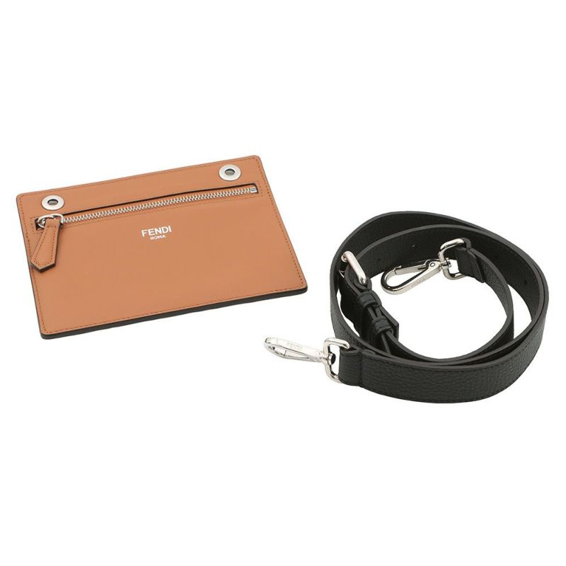 フェンディ ハンドバッグ ピーカブー アイシーユー エックスクロス スモール レザー 7VA530 FENDI 2way 黒