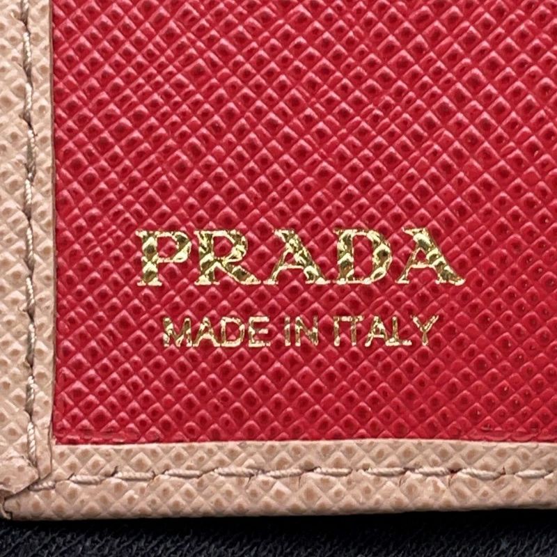 プラダ 4連キーケース サフィアーノ 1PG004 PRADA キーケース キーリング付き
