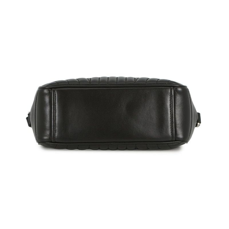 プラダ チェーンショルダーバッグ ダイアグラム レザー 1BH083 PRADA 黒