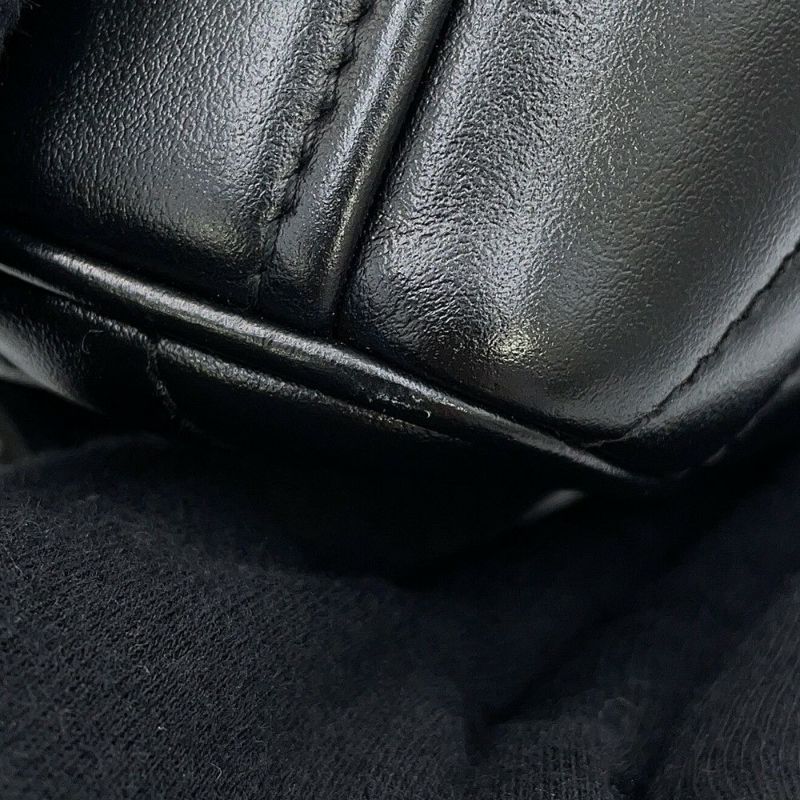 プラダ チェーンショルダーバッグ ダイアグラム レザー 1BH083 PRADA 黒