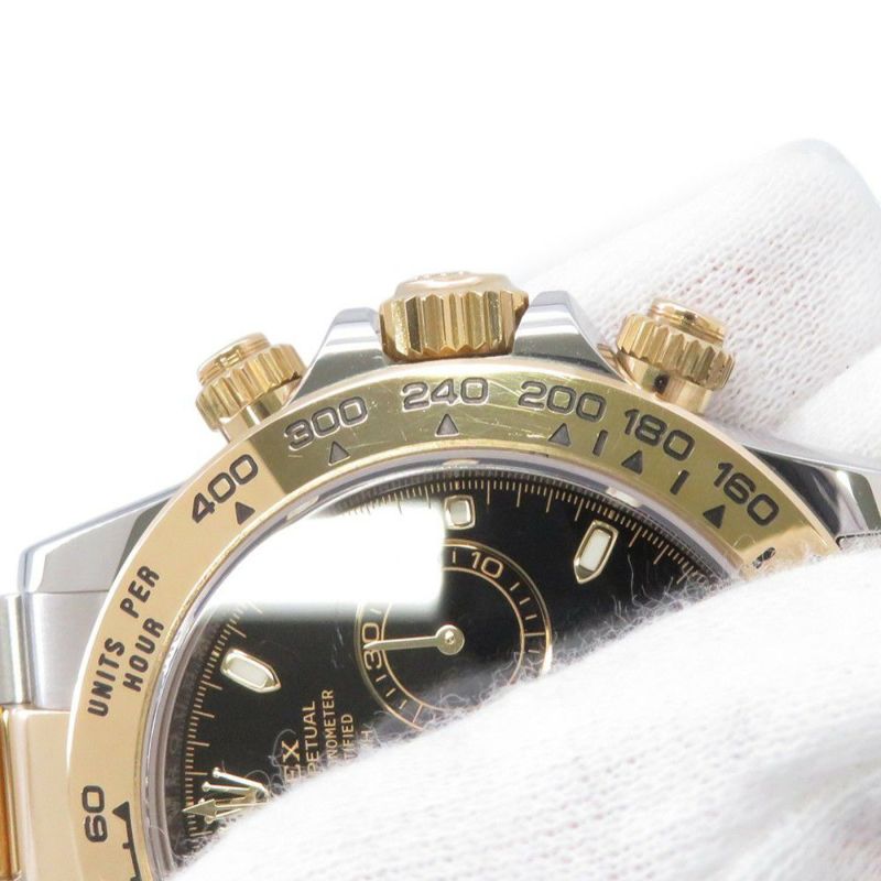 ロレックス コスモグラフ デイトナ コンビ SS/K18YG ランダムシリアル ルーレット 116503 ROLEX 腕時計 黒文字盤