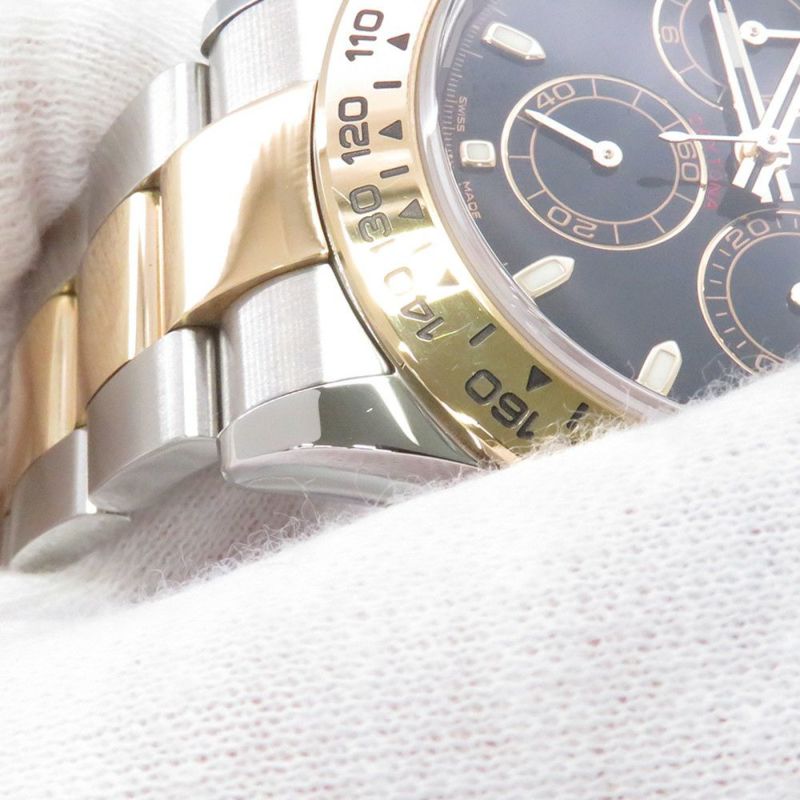 ロレックス コスモグラフ デイトナ コンビ SS/K18YG ランダムシリアル ルーレット 116503 ROLEX 腕時計 黒文字盤