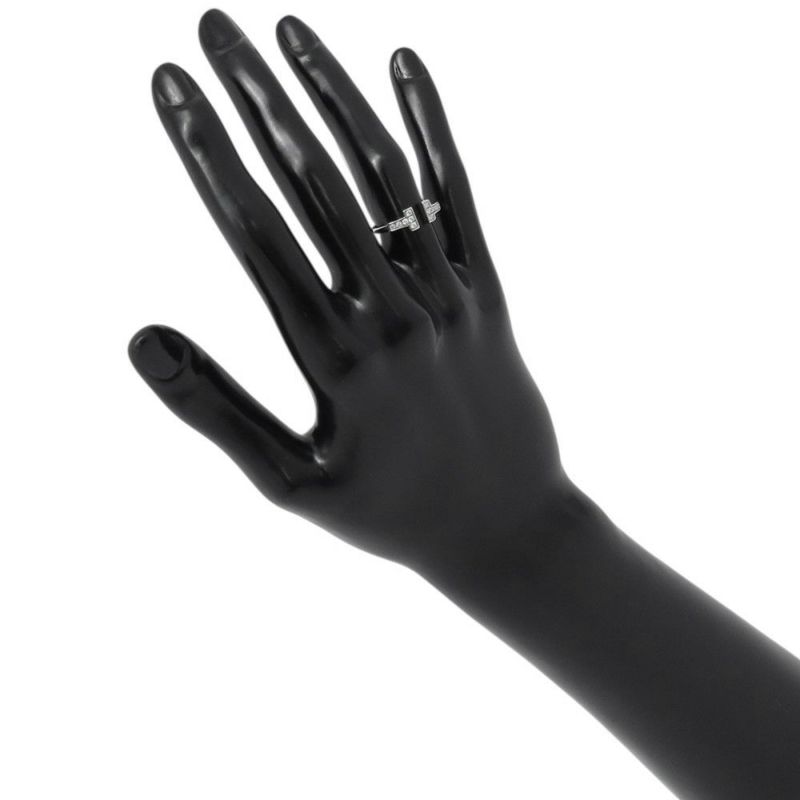 ティファニー リング Tワイヤー ダイヤモンド 計0.13ct K18WGホワイトゴールド サイズ約11号 60147232 Tiffany&Co. 指輪