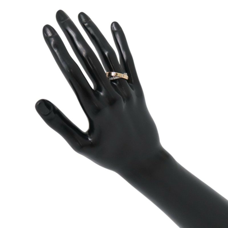 カルティエ リング ビー ラブ LOVE ダイヤモンド K18PGピンクゴールド/K18WGホワイトゴールド リングサイズ52 Cartier 指輪