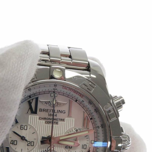 ブライトリング クロノマット44 クロノグラフ AB011012/A773 BREITLING 腕時計 ホワイトシェル文字盤
