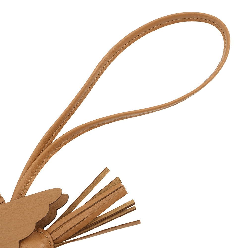 エルメス バッグチャーム ロデオPM ペガサス ゴールド ラムスキン K刻印 HERMES