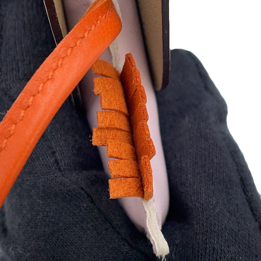 エルメス バッグチャーム ロデオPM ペガサス モーヴペール/パンデピス/ベージュマルファ ラムスキン W刻印 HERMES