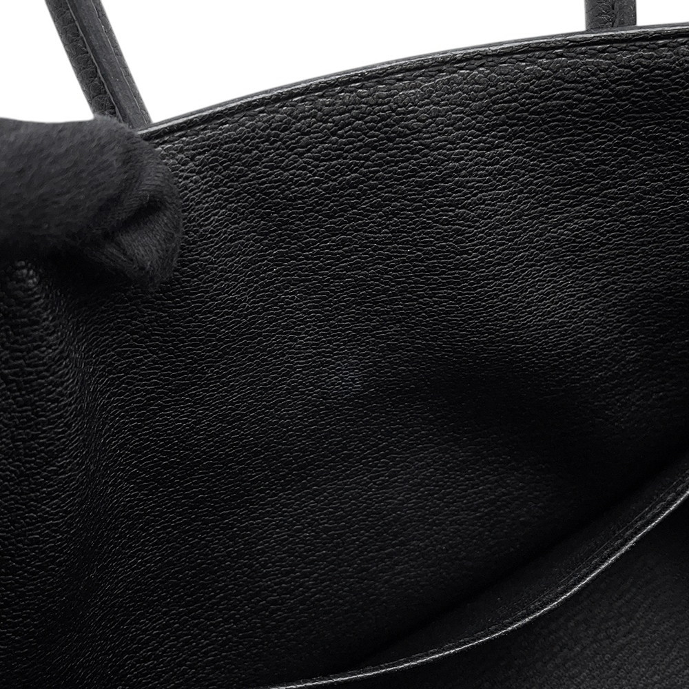 エルメス バーキン25 ブラック/ゴールド金具 トゴ D刻印 HERMES Birkin ハンドバッグ 黒