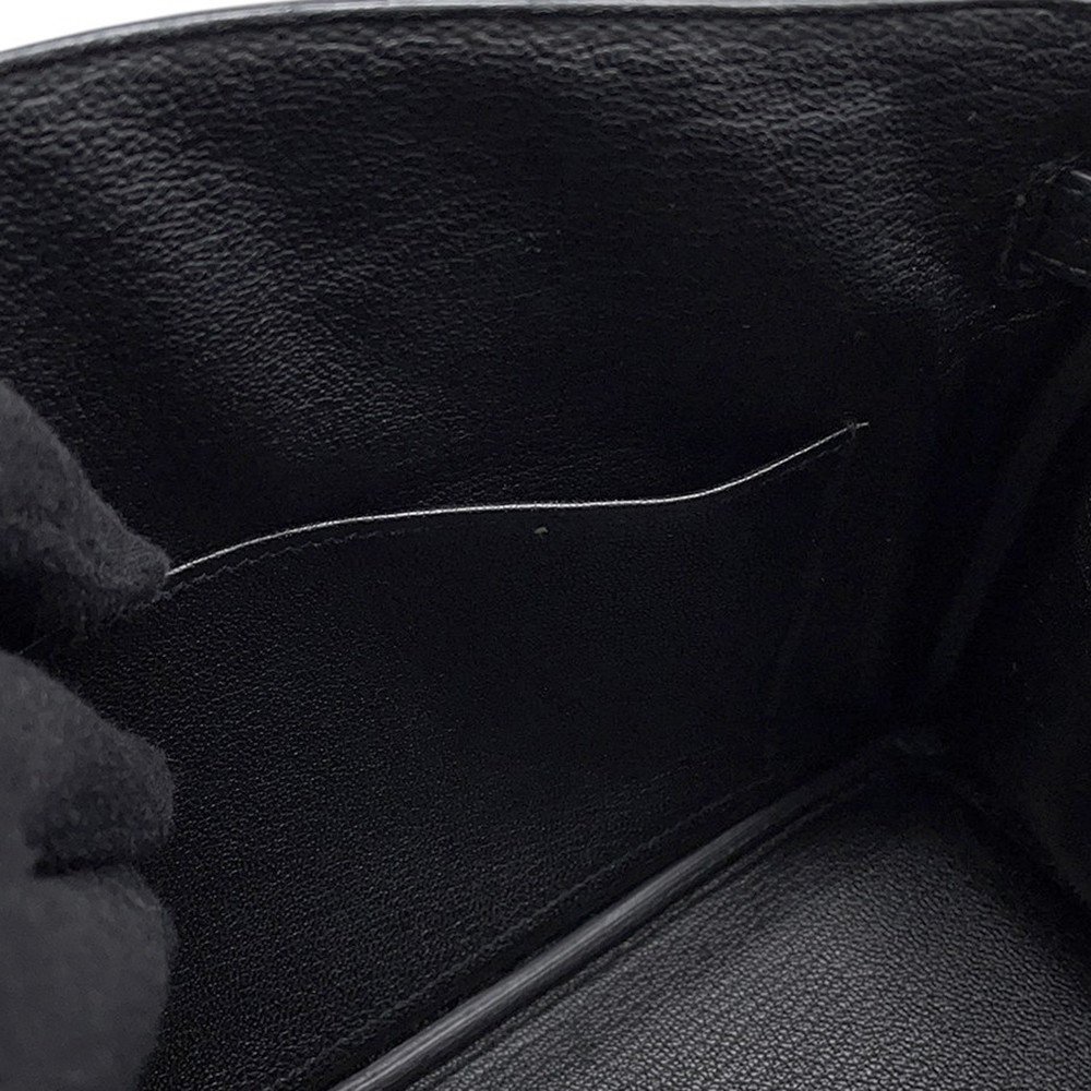 エルメス バーキン25 ブラック/ゴールド金具 トゴ D刻印 HERMES Birkin ハンドバッグ 黒