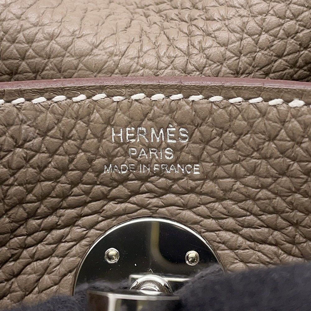 エルメス リンディ26 エトゥープ/シルバー金具 トリヨンクレマンス W刻印 ２wayショルダー