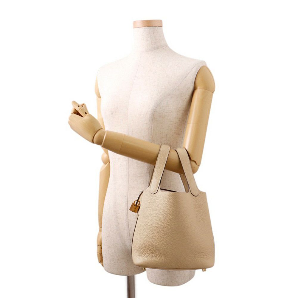 エルメス ハンドバッグ ピコタンロックPM トレンチ/ゴールド金具 トリヨンクレマンス K刻印