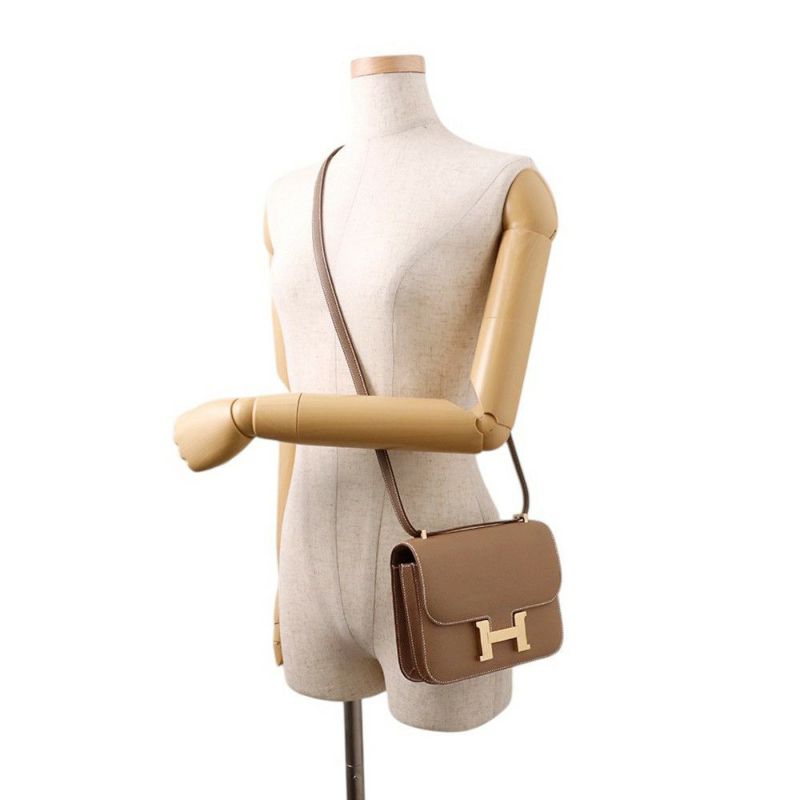 エルメス ミニ コンスタンス3 ミロワールエトゥープ/シャンパンゴールド金具 エプソン G刻印