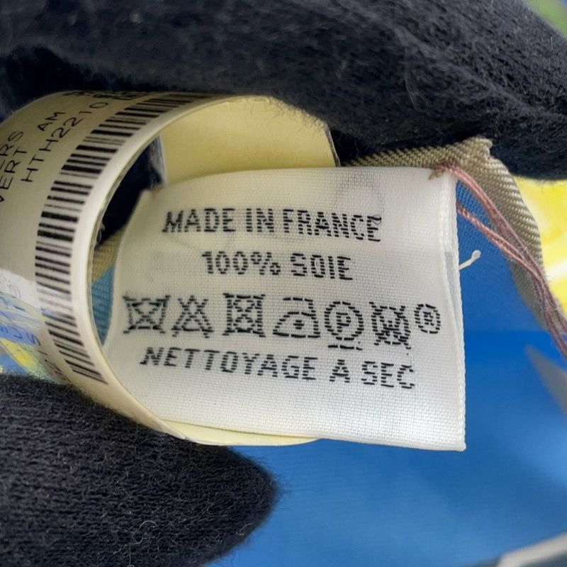 エルメス ストール カレ90 カレジェアン 鐙の幻想 Fantaisie d'Etriers カシミヤ シルク 2024春夏