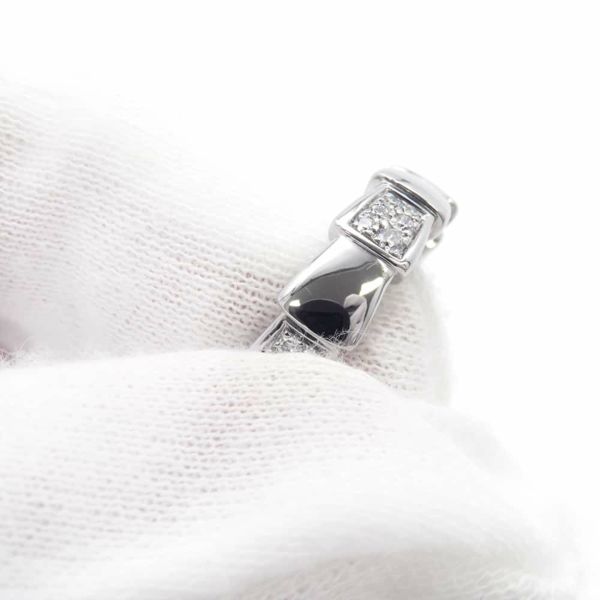 ブルガリ リング ブルガリ セルペンティ ヴァイパー ダイヤモンド K18WGホワイトゴールド リングサイズ55 指輪