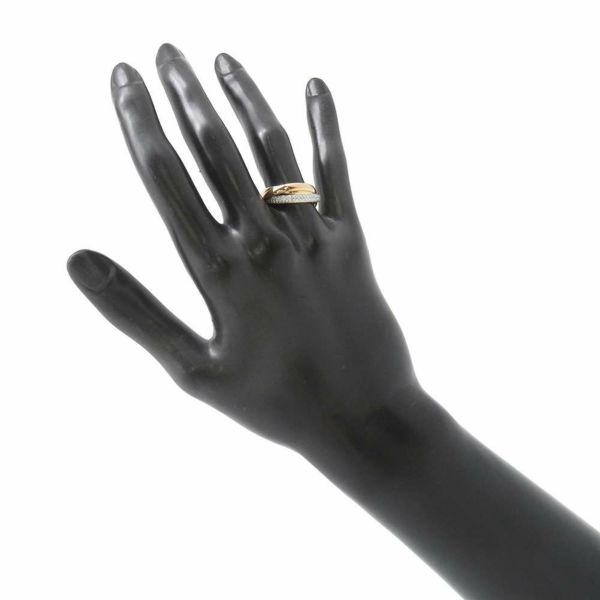 カルティエ リング トリニティSM リング セミパヴェ ダイヤモンド