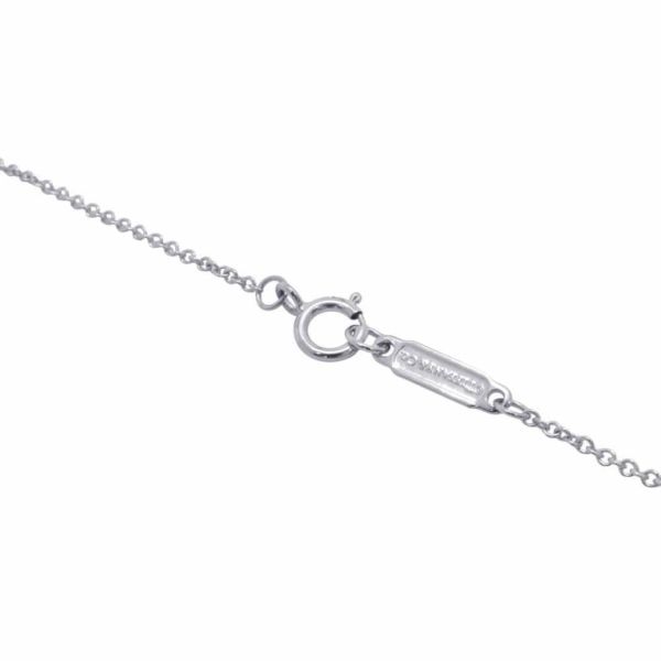 ティファニー ネックレス Tスマイル ペンダント スモール ダイヤ計0.10ct K18WGホワイトゴールド 63058793