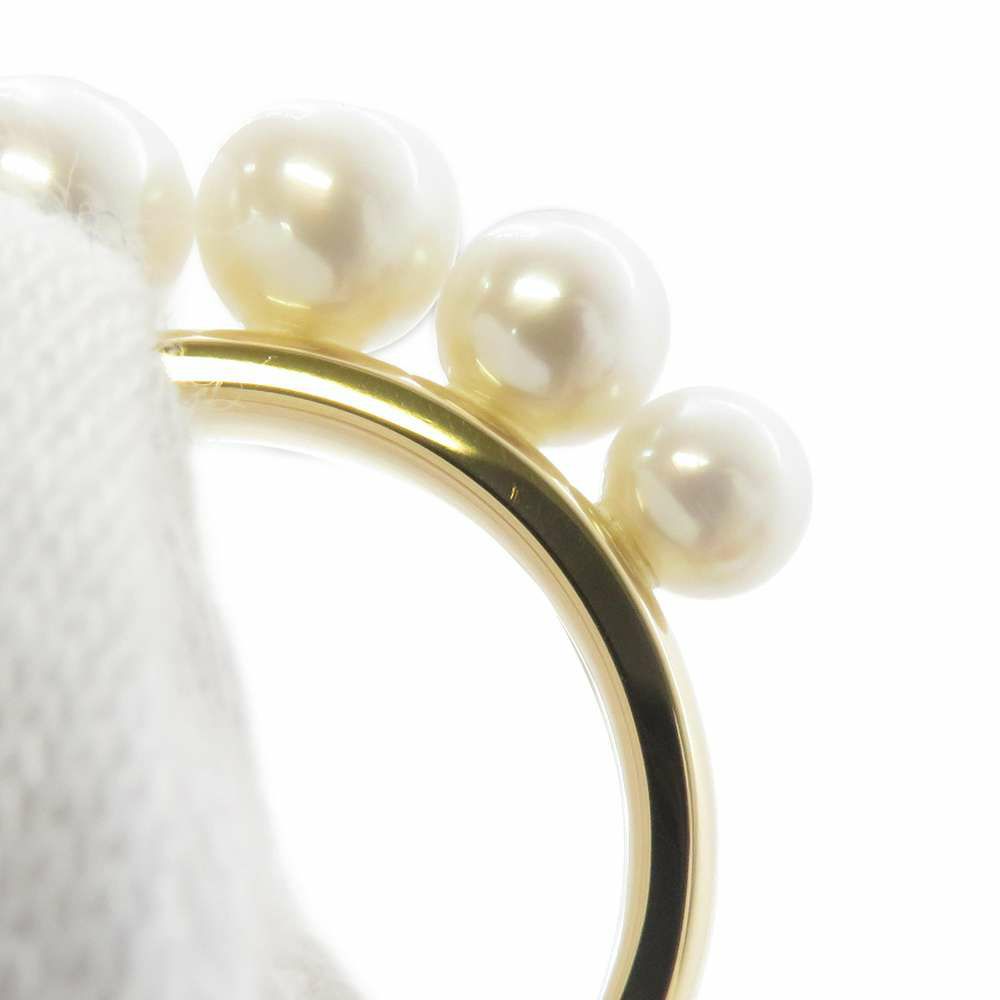 タサキ リング シェル リング 淡水真珠 18KYGイエローゴールド サイズ約7号 RC-4548-18KYG TASAKI 指輪 パール ジュエリー