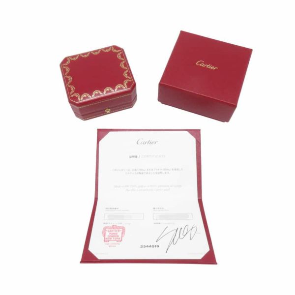 カルティエ ピアス ダムール ミディアムサイズ ダイヤモンド 計0.26ct K18YG B8041600 Cartier ジュエリー