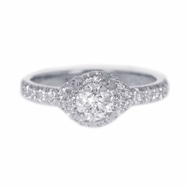 ショーメ リング リアン ダムール ダイヤモンド 0.34ct Pt950 リングサイズ48 J3LGZZ 指輪 ジュエリー GIA鑑定書付き