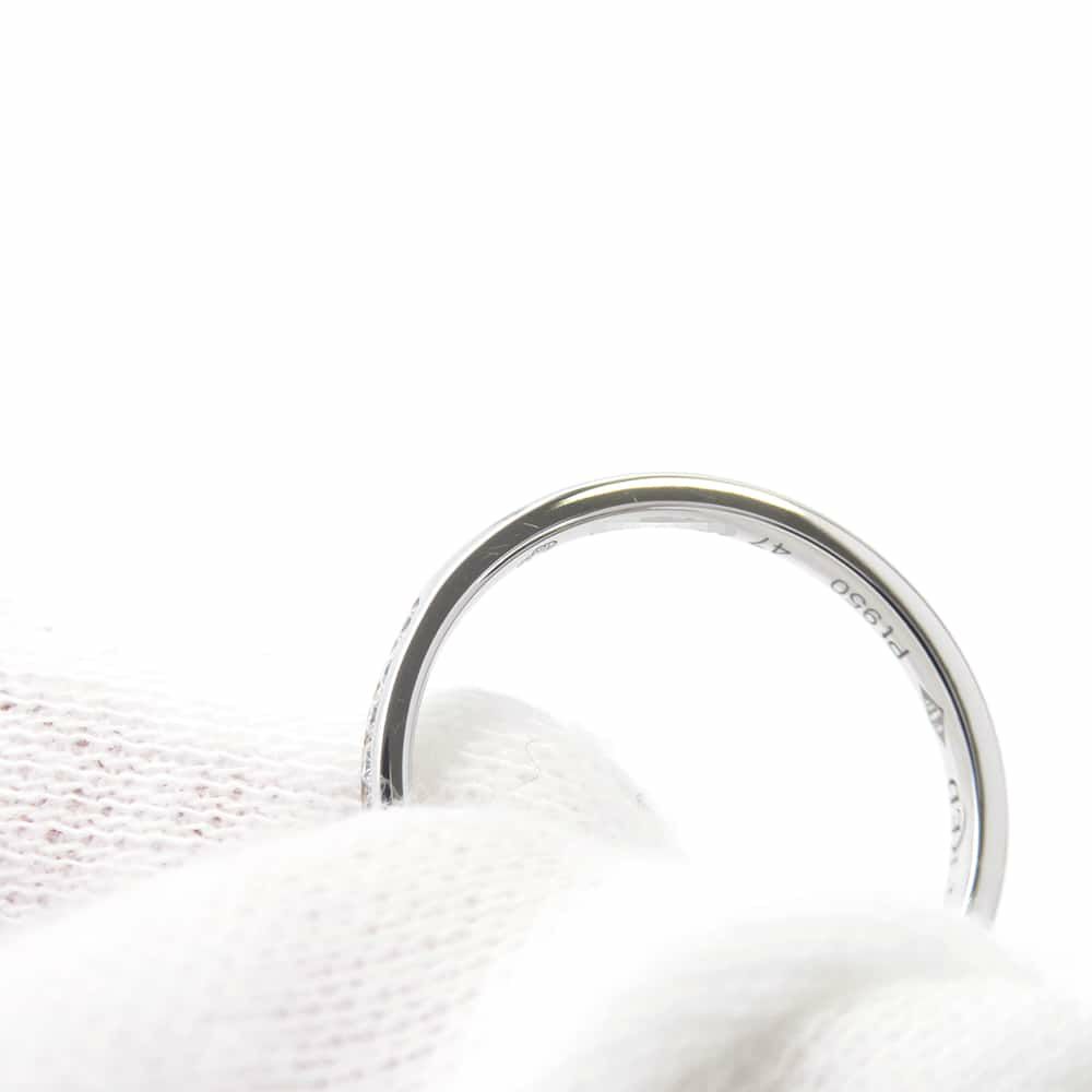 フレッド リング ハーフエタニティ ダイヤモンド Pt950プラチナ サイズ約7号 FRED 指輪