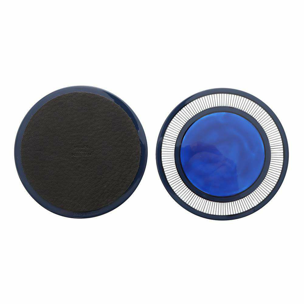 エルメス ティー ボックス ブルーダイユール HERMES 茶葉入れ 茶筒