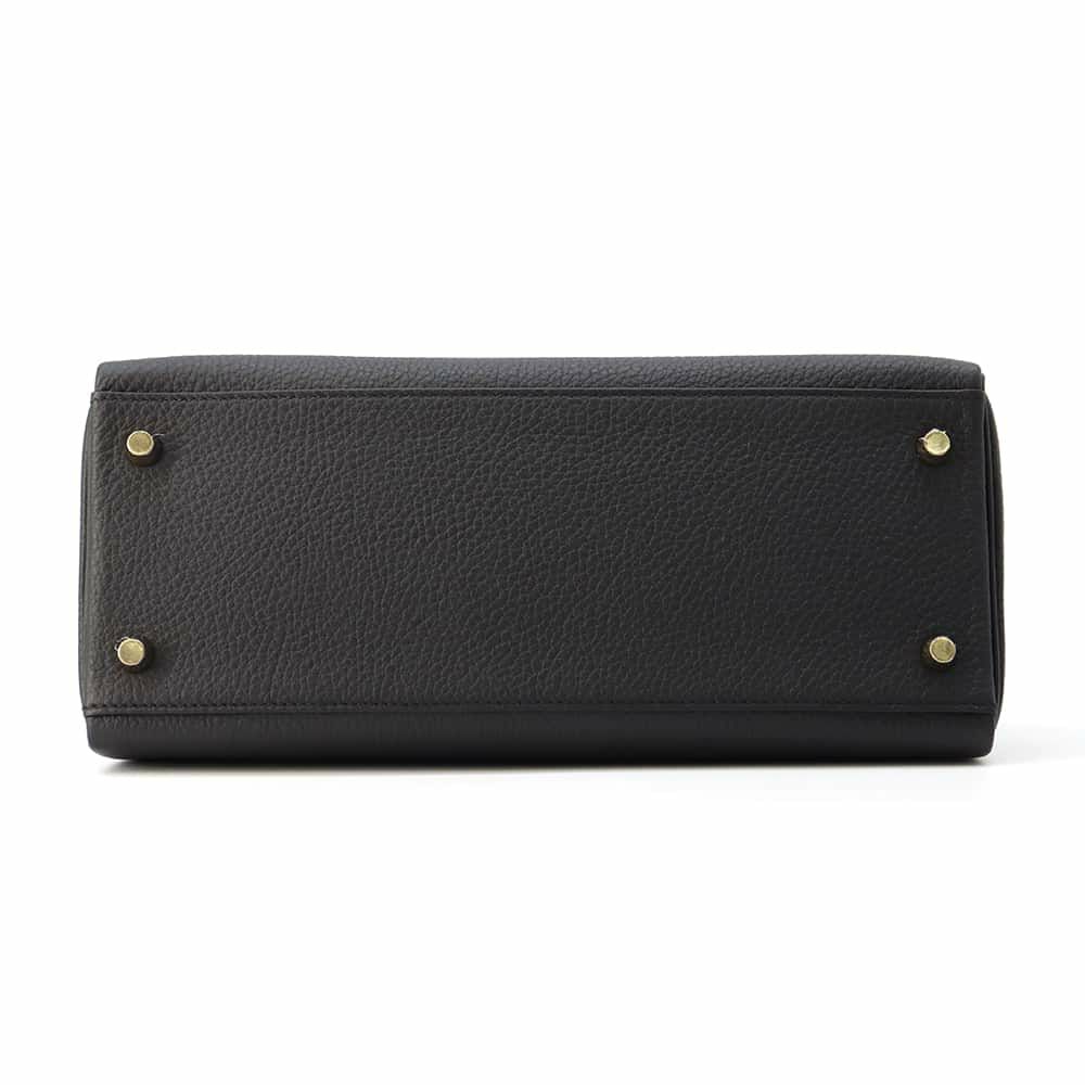 エルメス ハンドバッグ ケリー28 内縫い キャバン/ゴールド金具 トゴ W刻印 HERMES 2wayショルダー