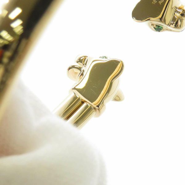 カルティエ ブレスレット パンテール ツァボライト オニキス K18YGイエローゴールド サイズ16