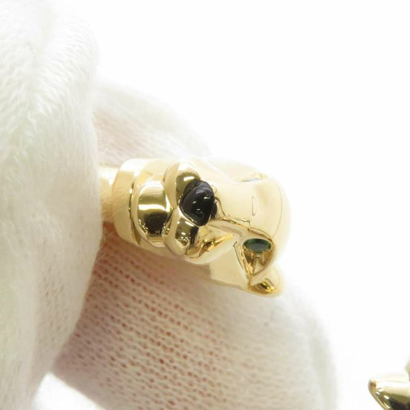 カルティエ ブレスレット パンテール ツァボライト オニキス K18YGイエローゴールド サイズ16