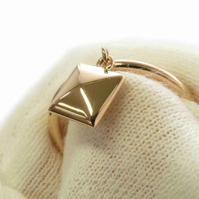 エルメス リング エルメス・クルー・ドゥ・H 2タッセル ダイヤ 24P 計0.15ct K18PG リングサイズ50 HERMES 指輪