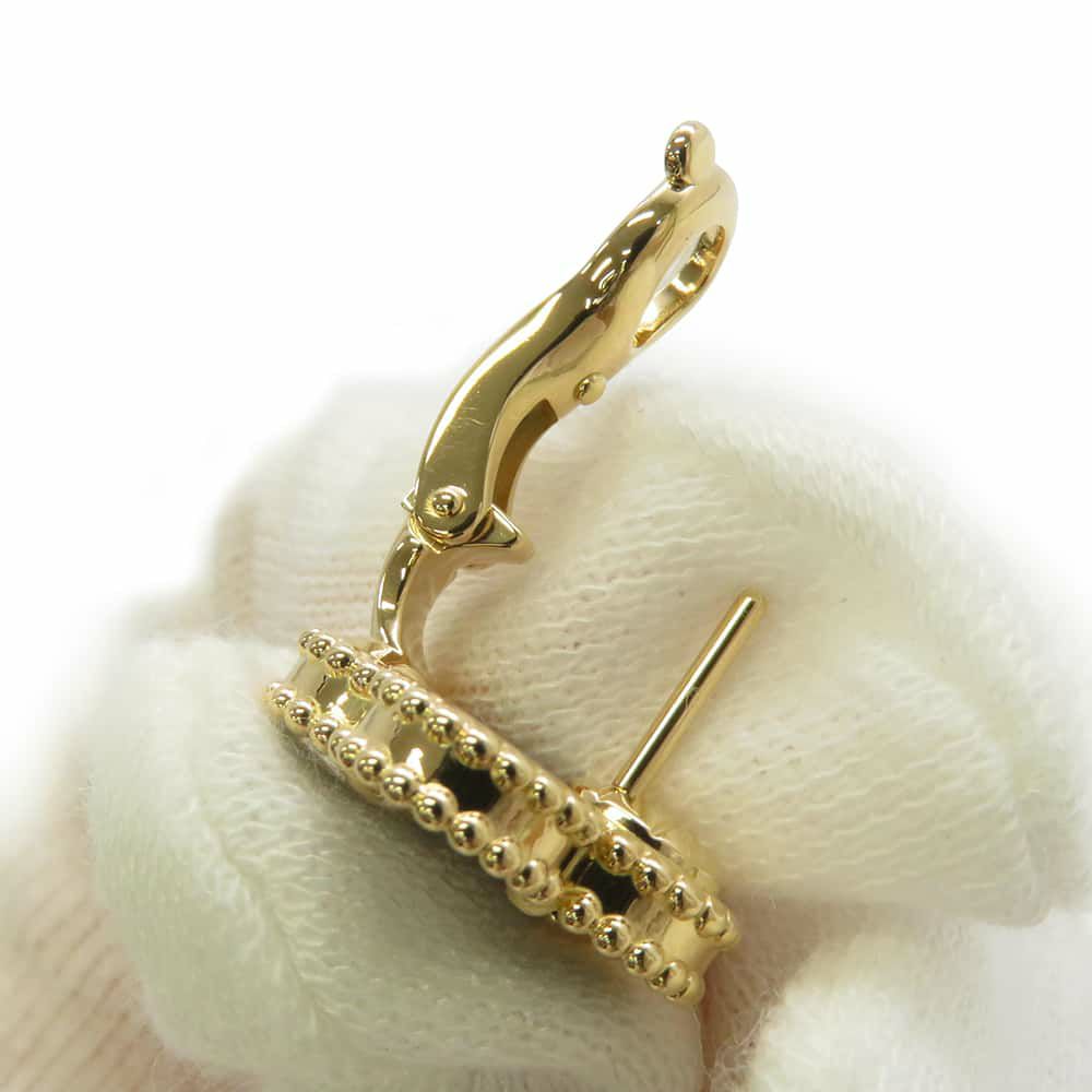 ヴァンクリーフ&アーペル ピアス ヴィンテージ アルハンブラ イヤリング オニキス K18YGイエローゴールド VCARA44200