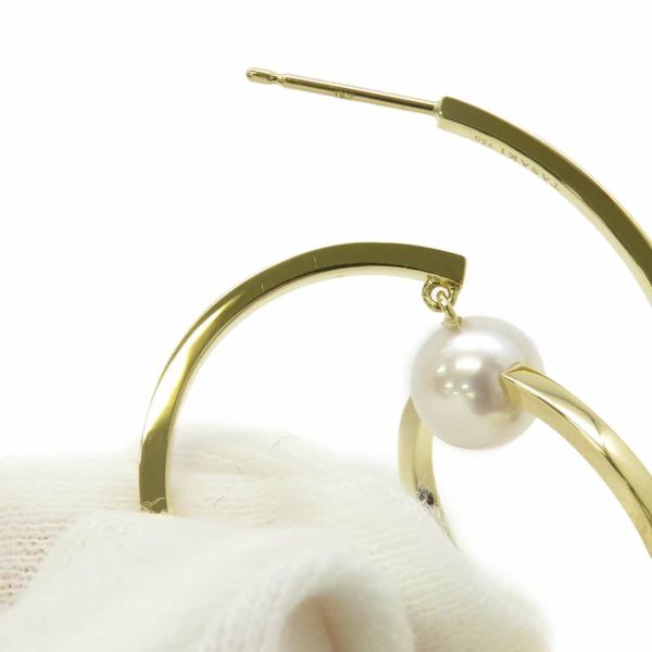 タサキ ピアス キネティック イヤリング K18YGイエローゴールド あこや真珠 E-4144