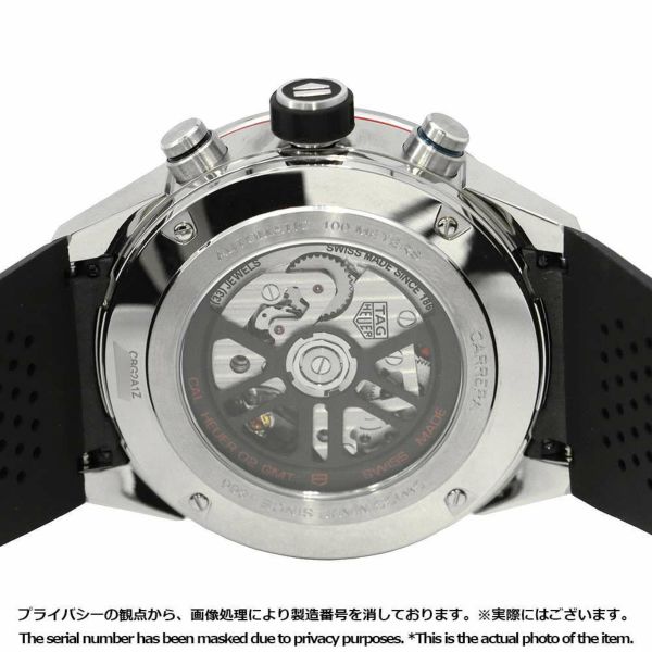 タグホイヤー カレラ クロノグラフ GMT CBG2A1Z.FT6157 TAG Heuer 腕時計 黒文字盤