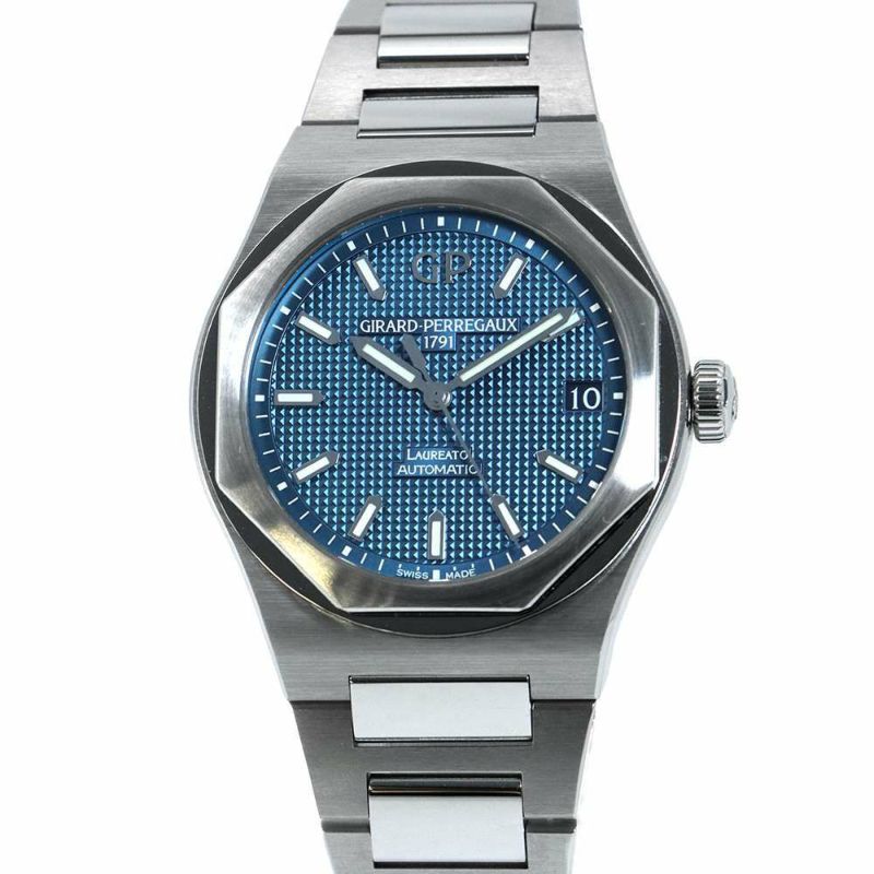 ジラールペルゴ ロレアート 81010-11-431-11A GIRARD-PERREGAUX 腕時計 ブルー文字盤