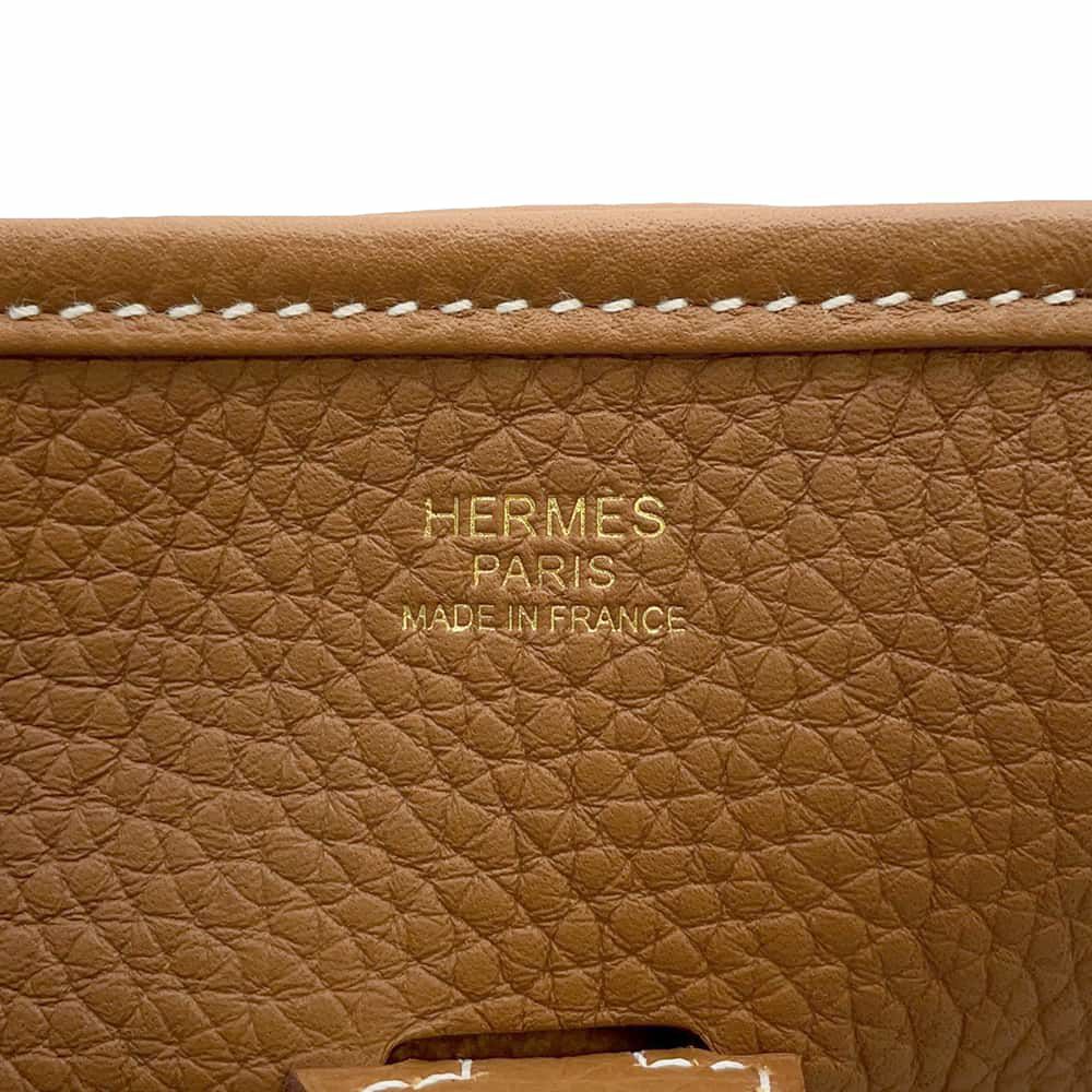 エルメス ショルダーバッグ エブリン3 PM ゴールド/ゴールド金具 トリヨンクレマンス B刻印
