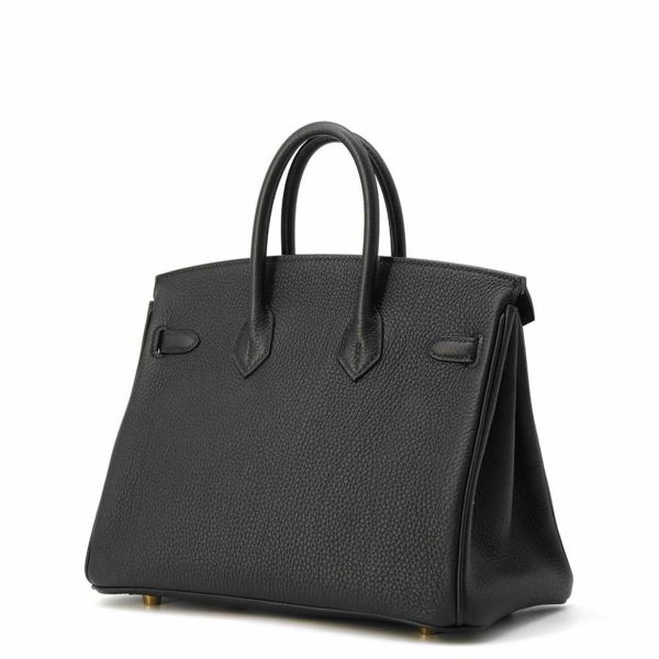 エルメス バーキン25 ブラック/ゴールド金具 トゴ A刻印 HERMES Birkin ハンドバッグ 黒