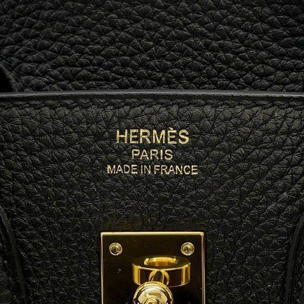 エルメス バーキン25 ブラック/ゴールド金具 トゴ A刻印 HERMES Birkin ハンドバッグ 黒