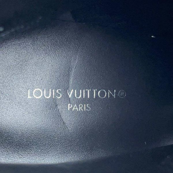 ルイヴィトン スタートレイル ラインアンクルブーツ パテントモノグラム・キャンバス カーフレザー レディースサイズ36 1A2Y7W 黒