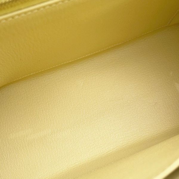 エルメス ハンドバッグ ケリー25 外縫い ジョーヌプッサン/ゴールド金具 エプソン Z刻印 ２wayショルダー