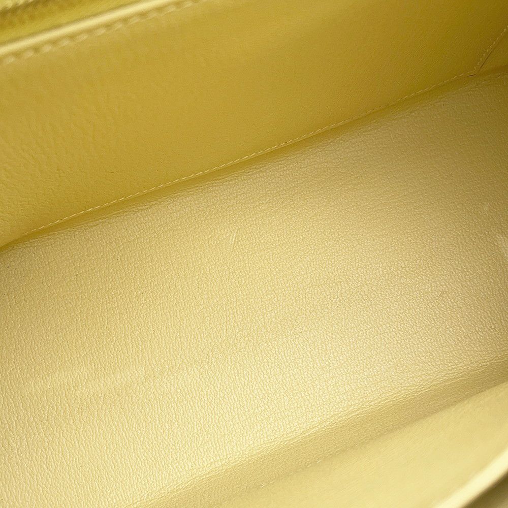 エルメス ハンドバッグ ケリー25 外縫い ジョーヌプッサン/ゴールド金具 エプソン Z刻印 ２wayショルダー