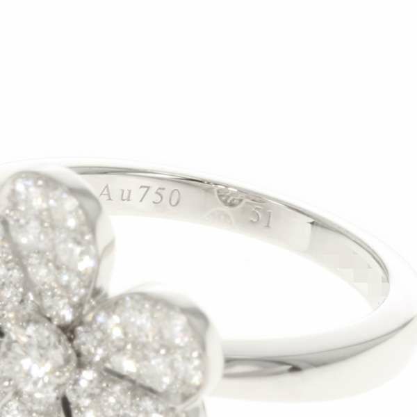 ヴァンクリーフ&アーペル リング フリヴォル 1フラワー ダイヤモンド 43P 0.81ct K18WGホワイトゴールド リングサイズ51 VCARD31600 Van Cleef & Arpels ジュエリー 指輪
