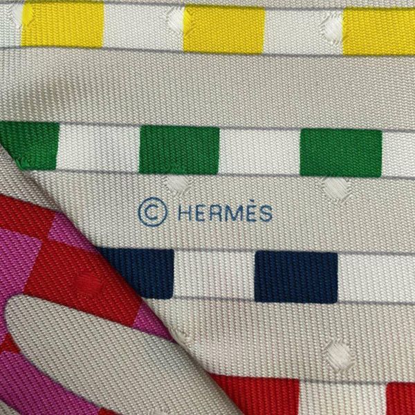 エルメス スカーフ ツイリー モダンなバックル Bouclerie moderne HERMES シルク 2023秋冬