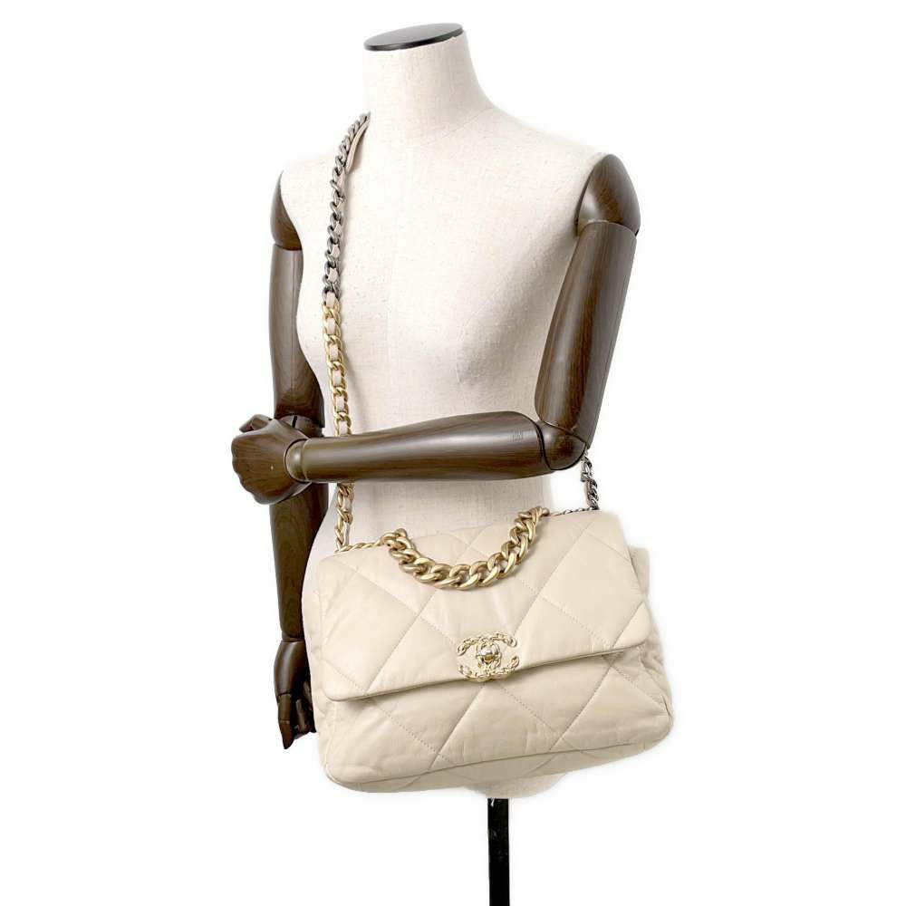 シャネル チェーンショルダーバッグ 19 ラージ ラムスキン AS1161 CHANEL バッグ 2wayハンドバッグ