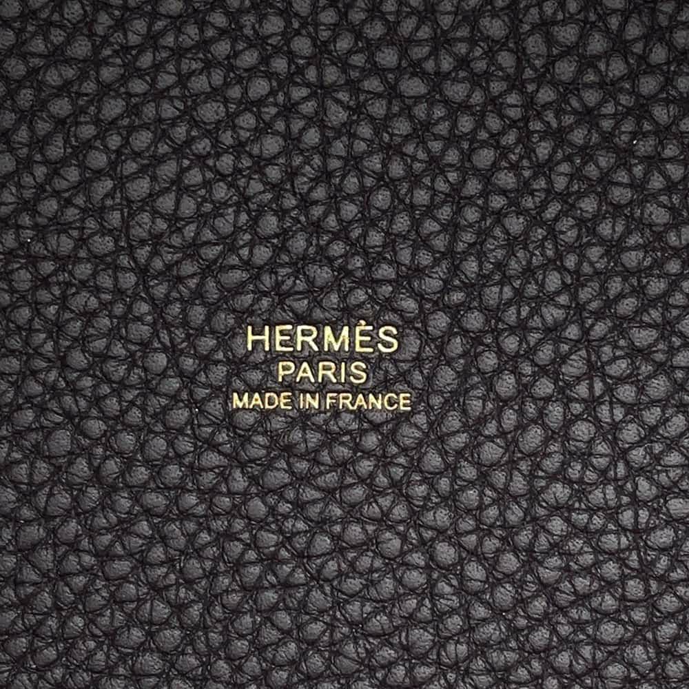 エルメス ハンドバッグ ピコタンロックPM プルノワール/ゴールド金具 トリヨンクレマンス W刻印