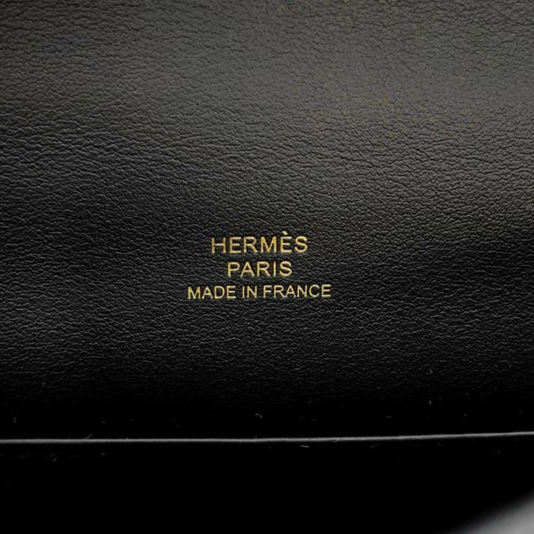 エルメス ハンドバッグ ポシェットケリー ブラック/ゴールド金具 スイフト B刻印 HERMES 黒