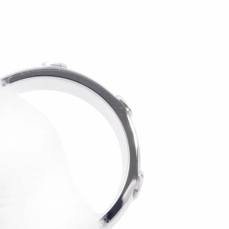 ハリーウィンストン リング HWロゴ バンドリング ダイヤモンド K18WGホワイトゴールド サイズ約12号 指輪