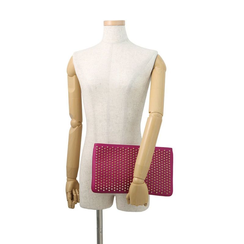 クリスチャン・ルブタン チェーンショルダーバッグ ルビポッシュ スパイクスタッズ Christian Louboutin 2wayクラッチ